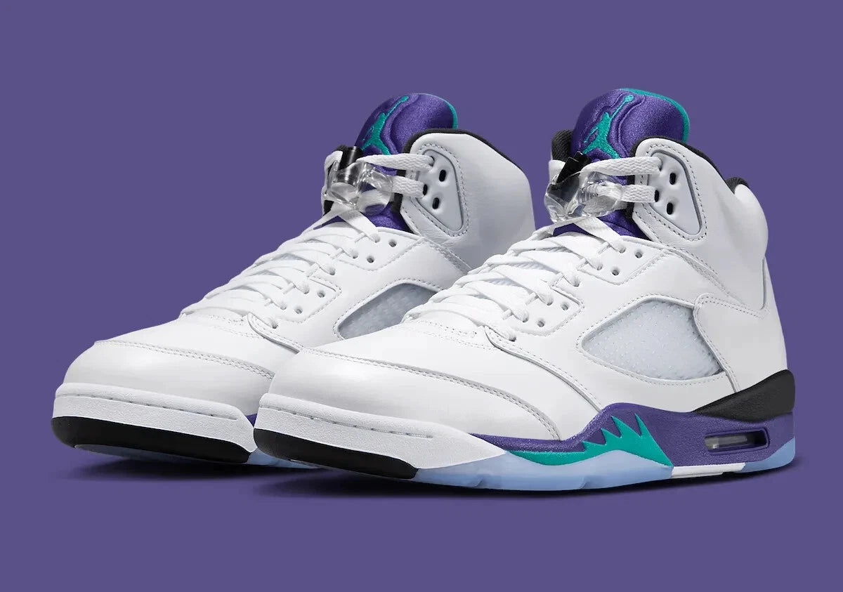 Nike Jordan 5 Retro "Grape" 2025 White Purple