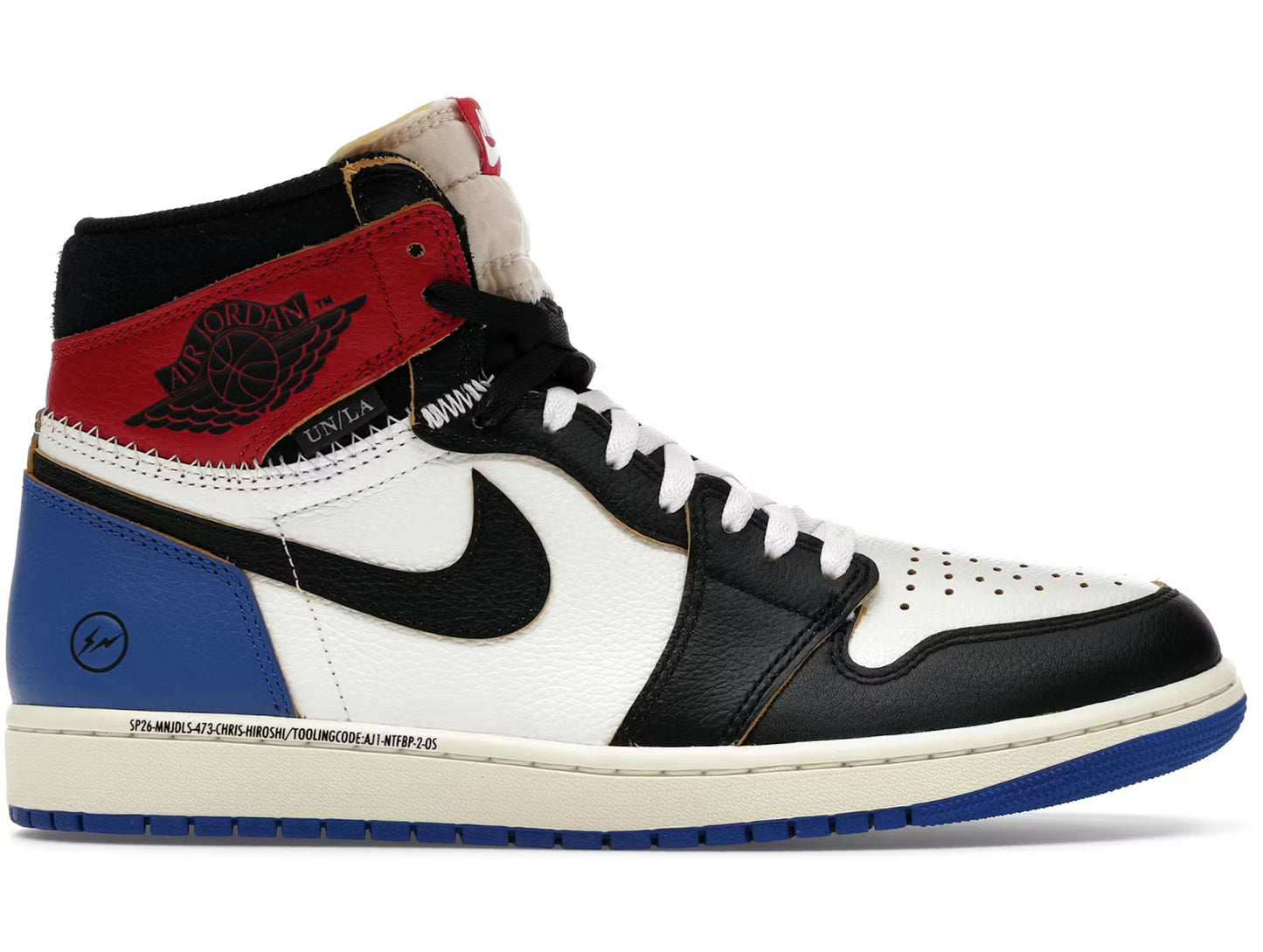 Air Jordan 1 Retro High OG SP Fragment x Union LA Varsity Red Sport Royal