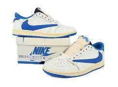 Jordan 1 Retro Low OG SP Fragment x Travis Scott Sail Military Blue